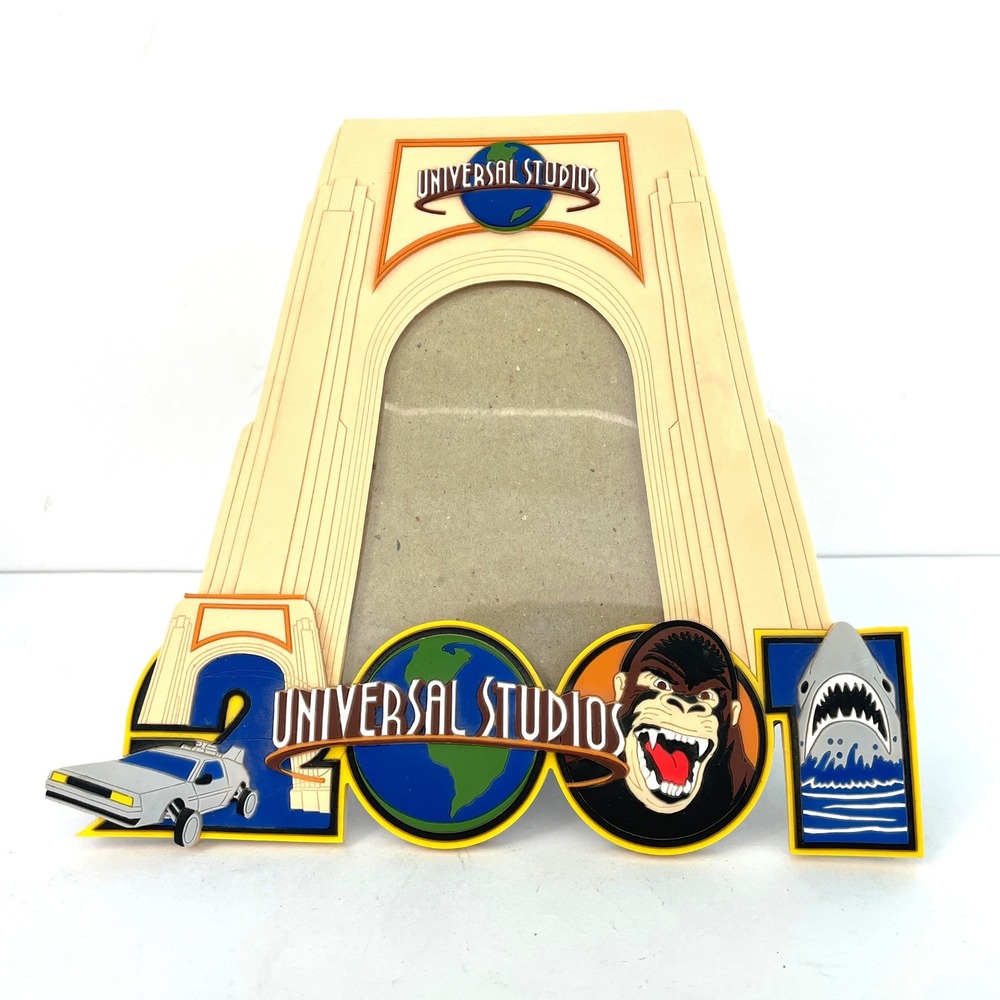 Vintage Universal Studios Souvenir Photo Frame Jaws Back to the Future King Kong